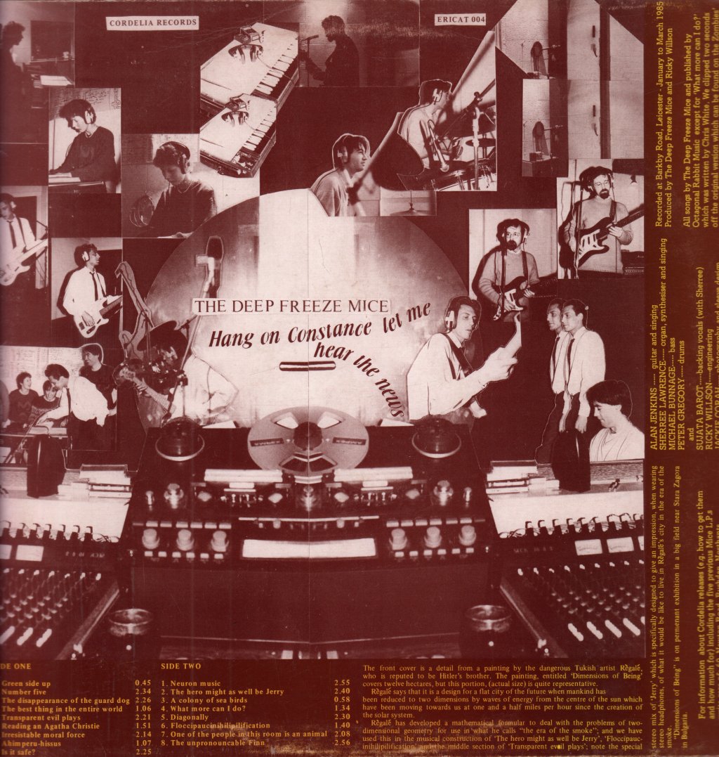 Deep Freeze Mice - Hang On Constance Let Me Hear The News - Lp