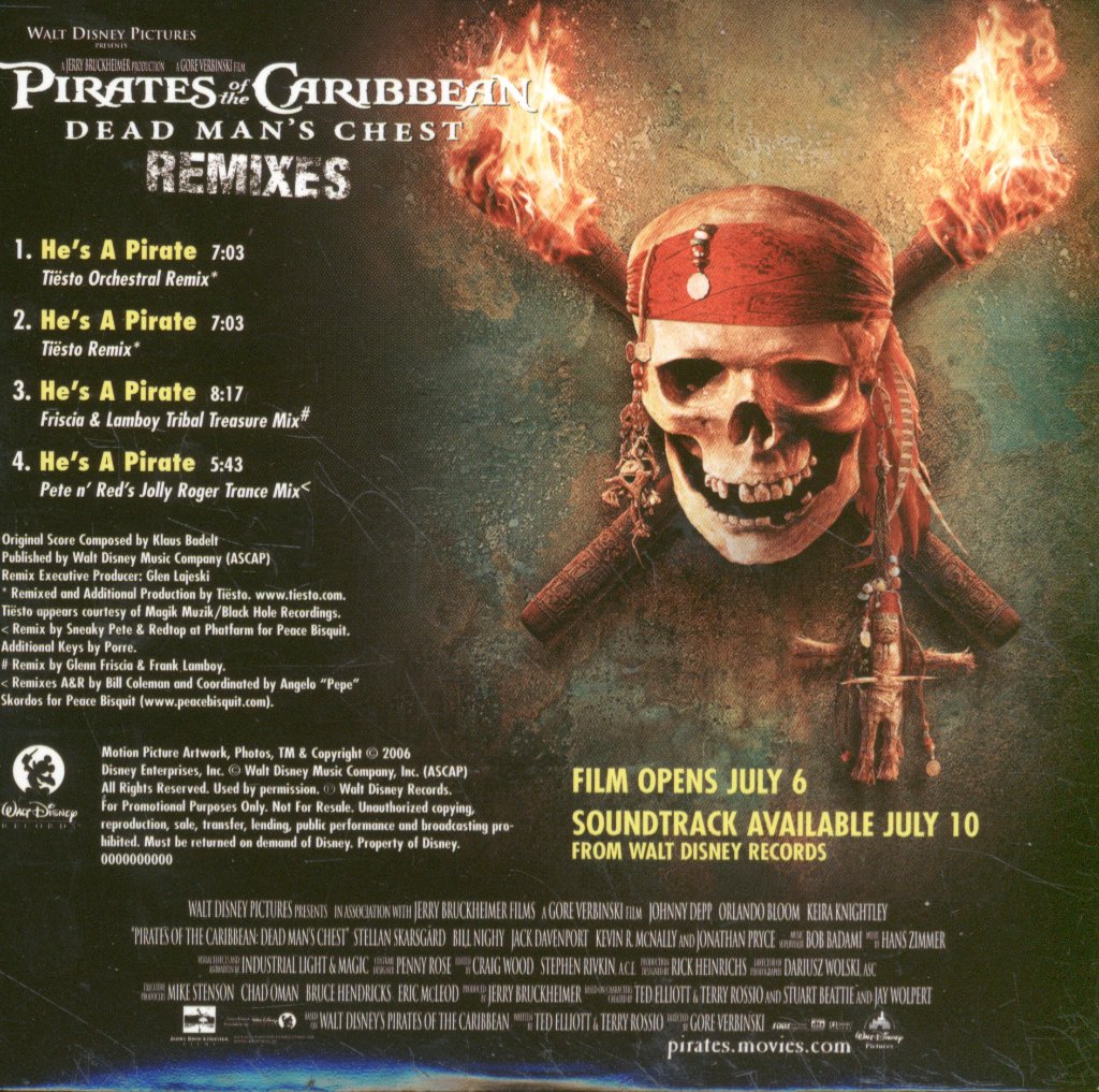 Various Artists - Dead Man's Chest (Remixes) - Cd