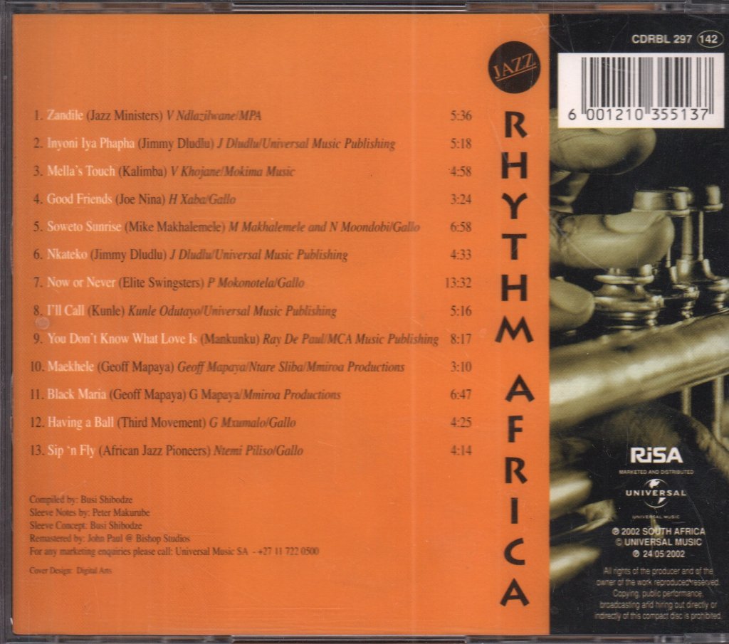 rhythm africa - rhythm africa - Cd