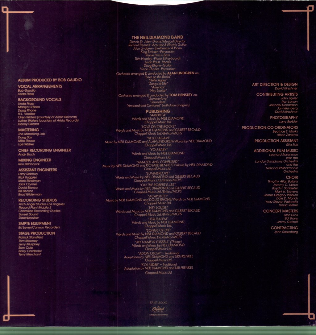 Neil Diamond - Jazz Singer - Lp