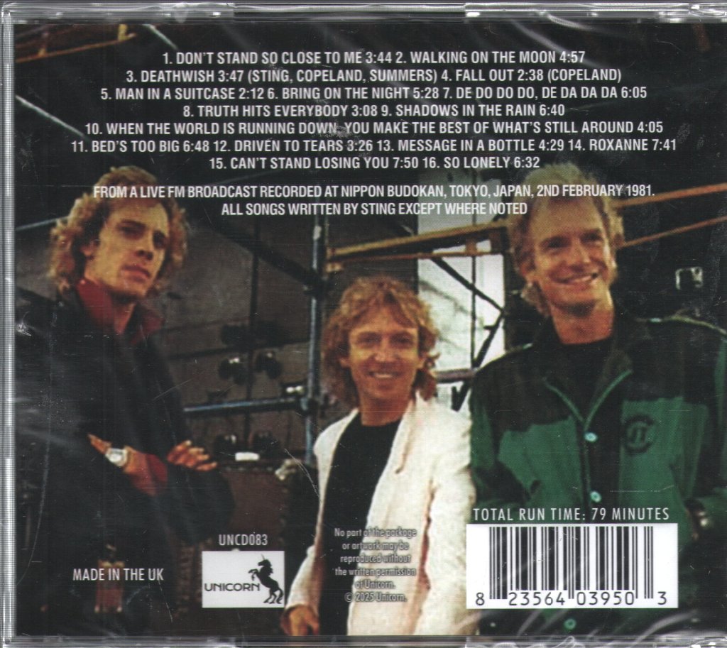 Police - Tokyo 1981 - Cd