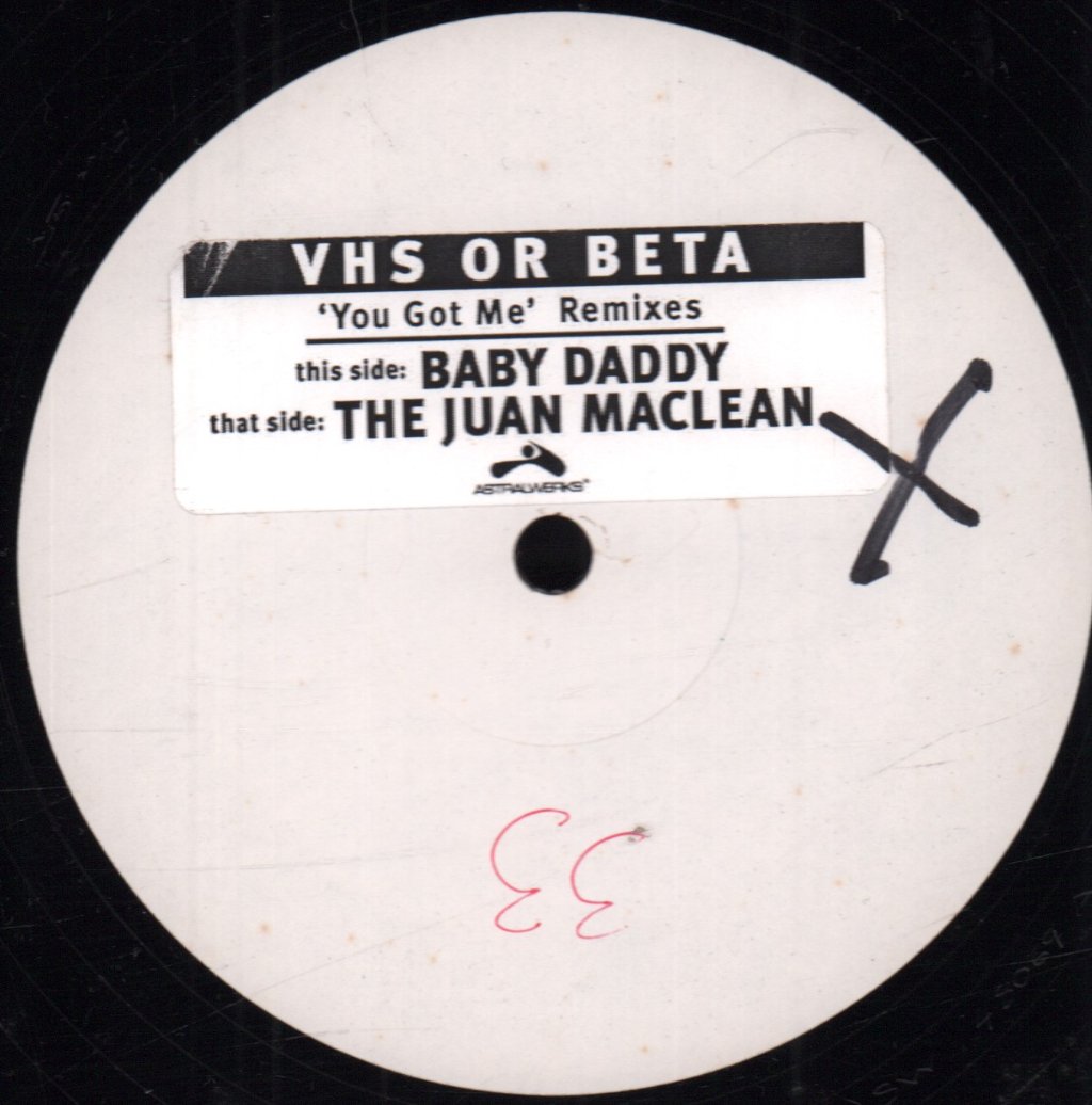 Vhs Or Beta - You Got Me (Remixes) - 12 Inch