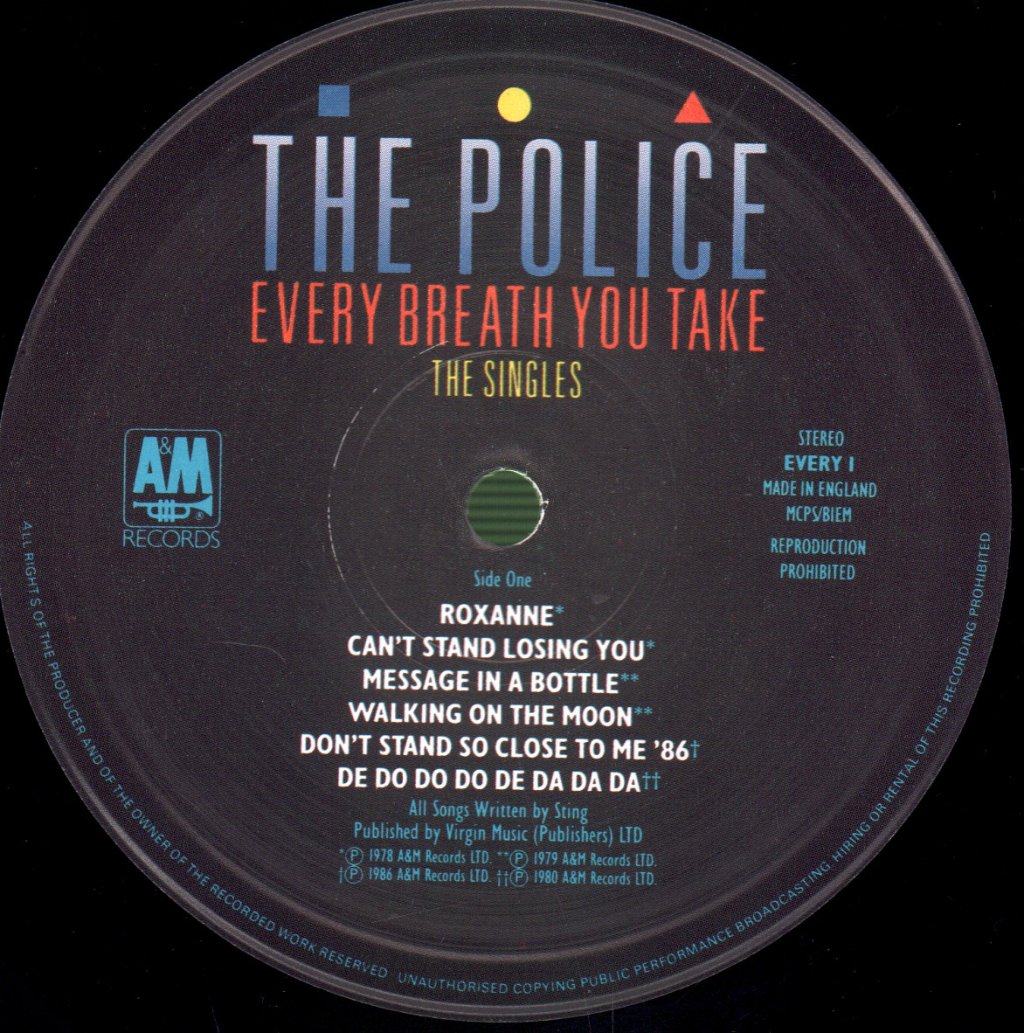 Police - Every Breath You Take (The Singles) - Lp