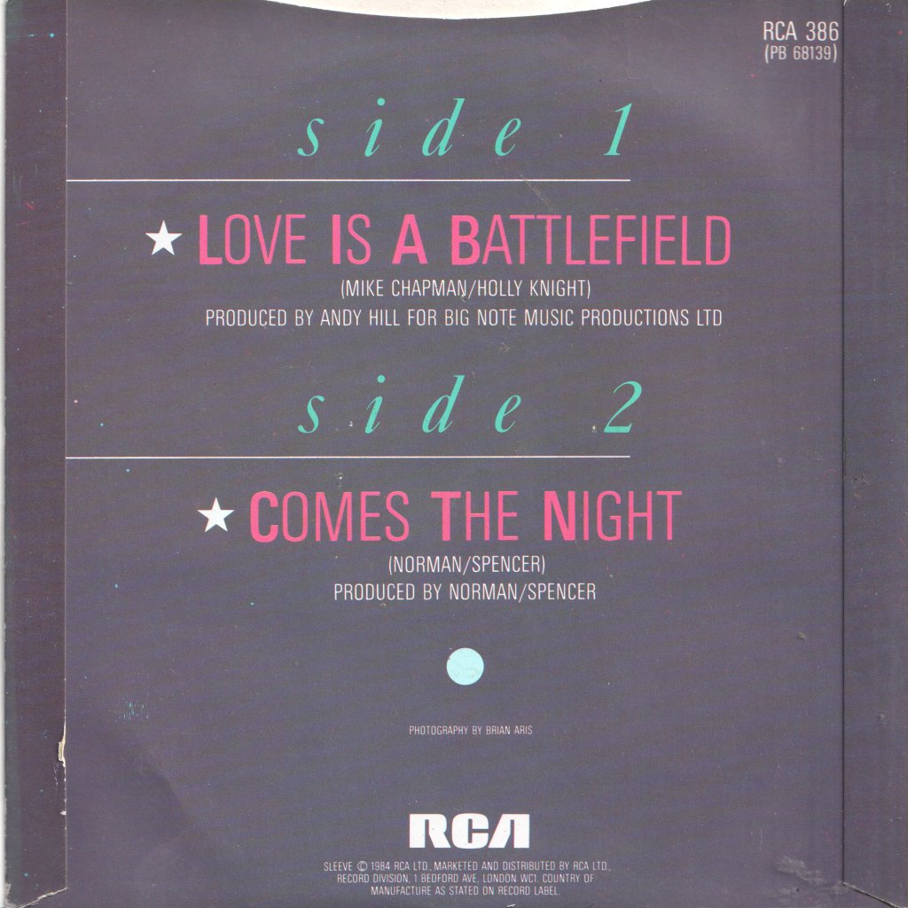 Chris Norman - Love Is A Battlefield - 7 Inch