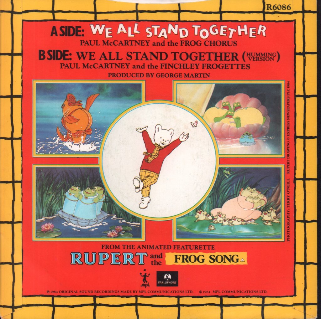 Paul McCartney - We All Stand Together - 7 Inch