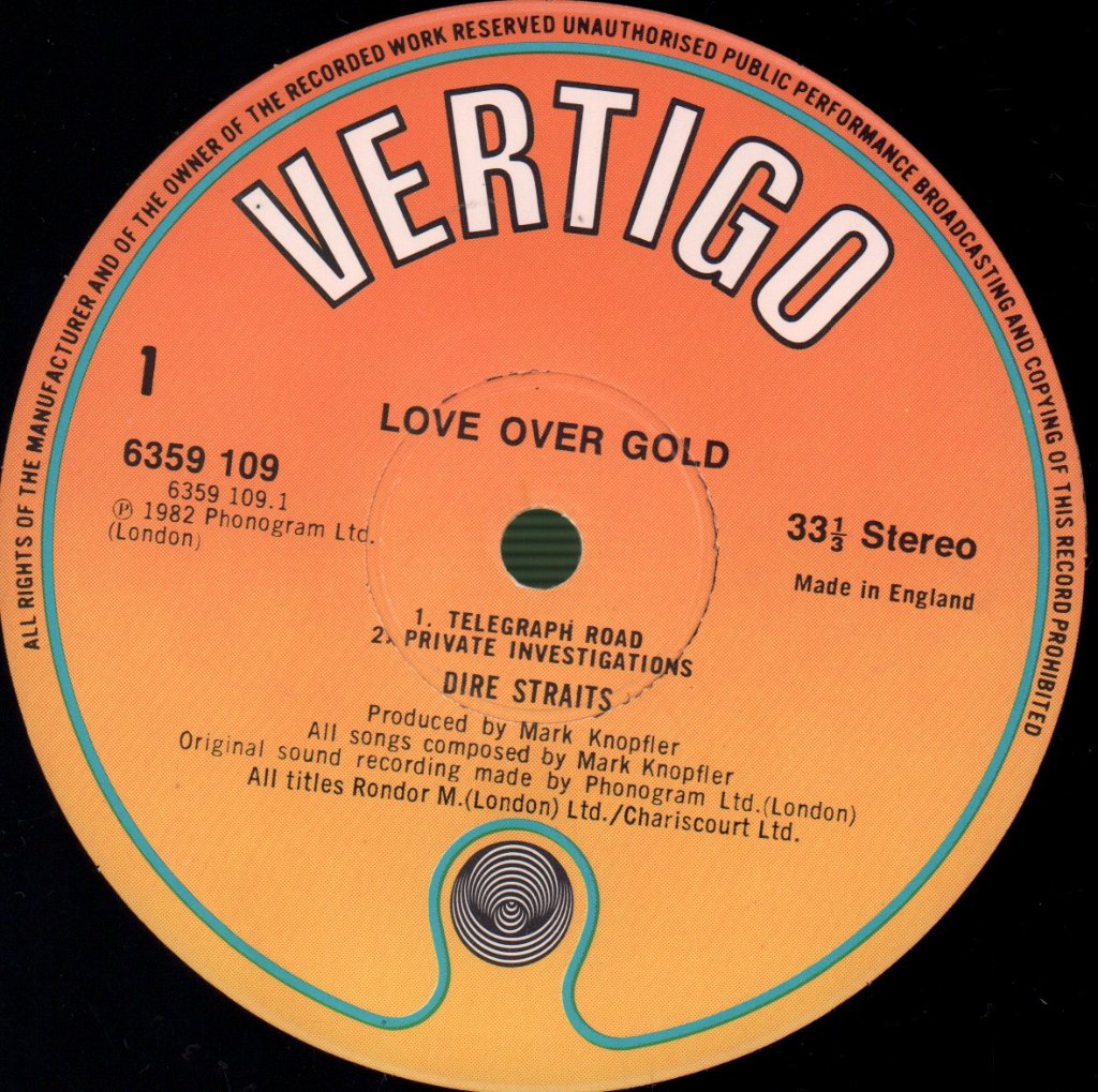 Dire Straits - Love Over Gold - Lp