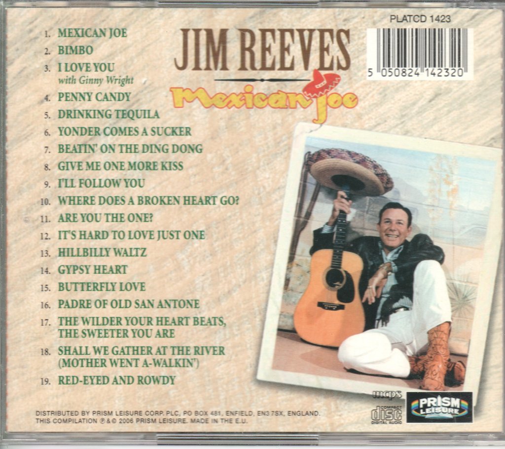 Jim Reeves - Mexican Joe - Cd