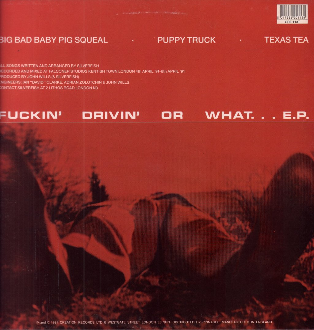Silverfish - F**Kin Drivin Or What Ep - 12 Inch
