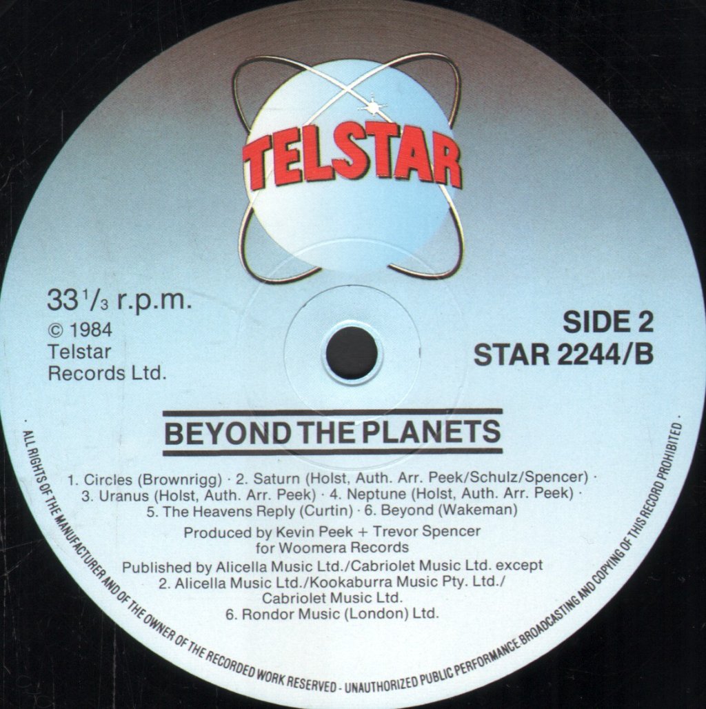 Jeff Wayne / Rick Wakeman / Kevin Peek - Beyond The Planets - Lp