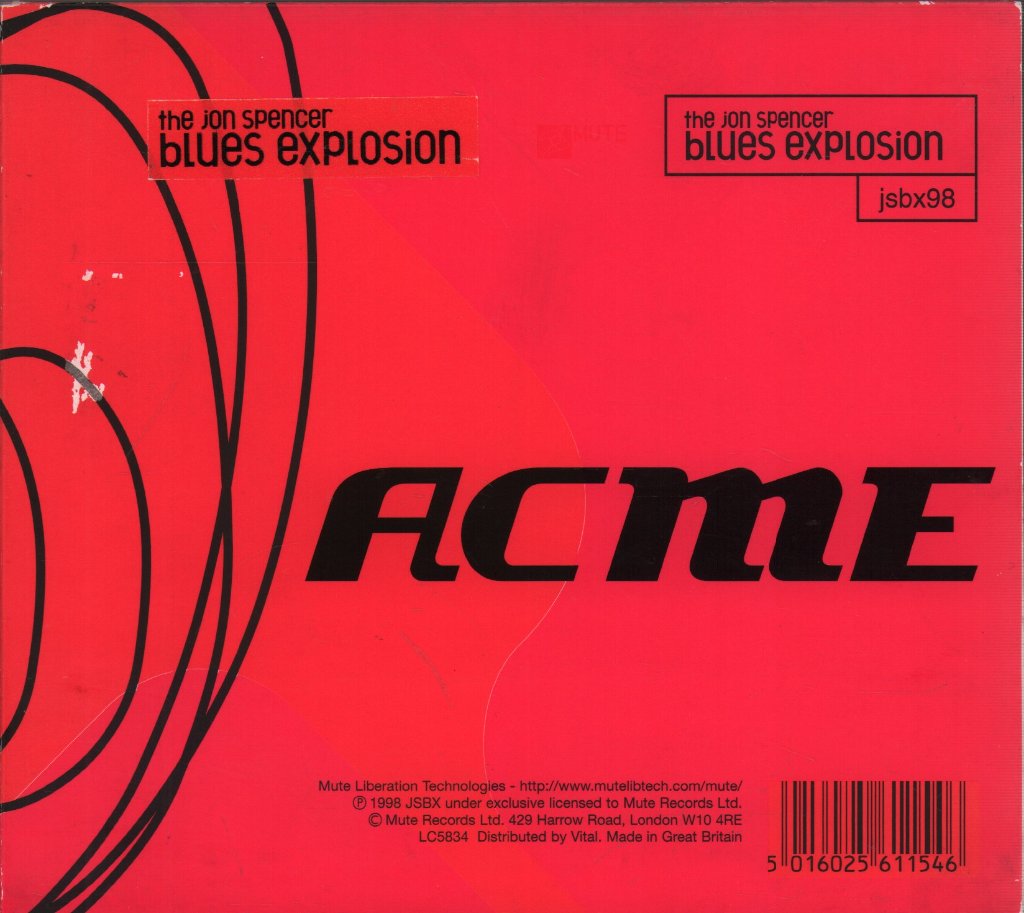 Jon Spencer Blues Explosion - Acme - Cd
