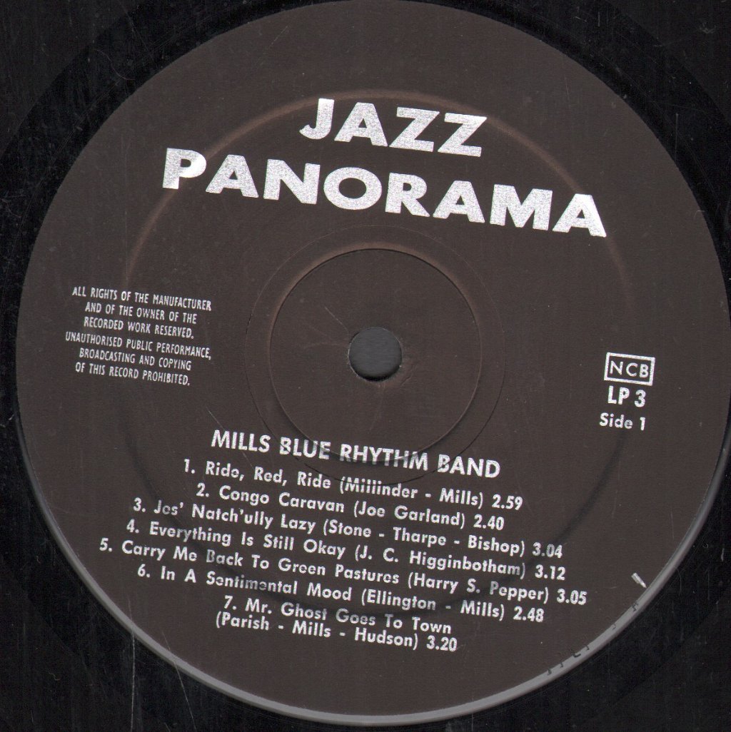 Mills Blue Rhythm Band - Mills Blue Rhythm Band - Lp