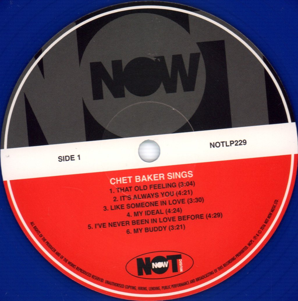 Chet Baker - Chet Baker Sings - Lp