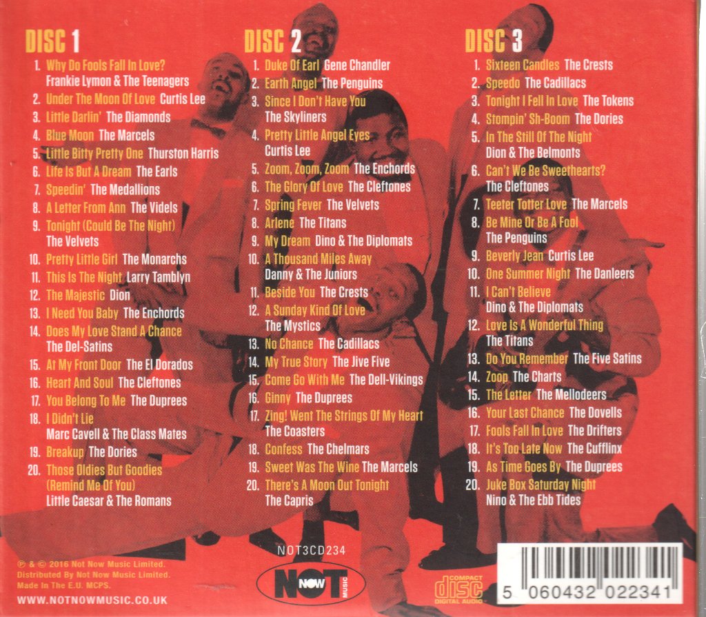Various Artists - Ultimate Doo-Wop Collection - Cd Set