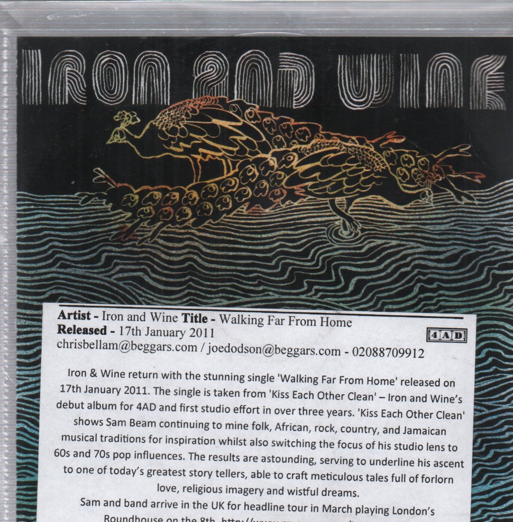 Iron And Wine - Walking Far From Home - Cdr