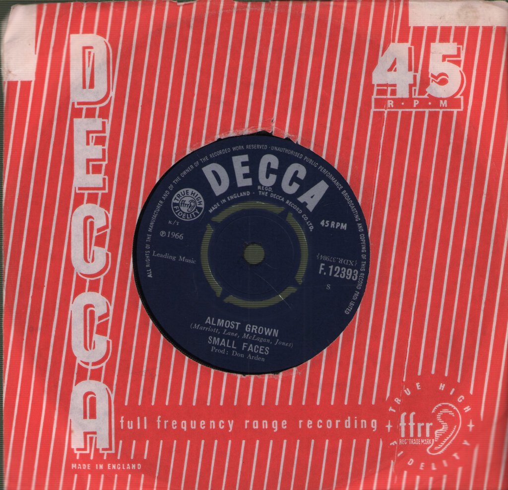 Small Faces - Hey Girl - 7 Inch
