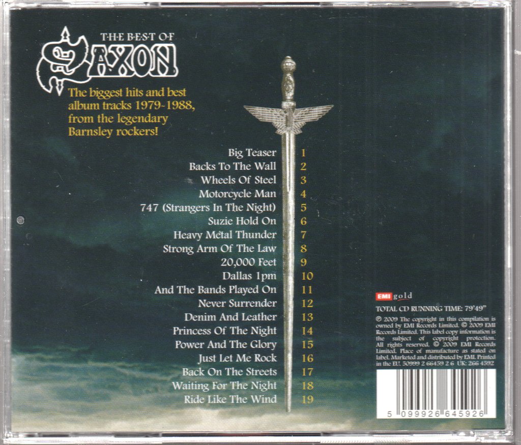 Saxon - Best Of Saxon - Cd
