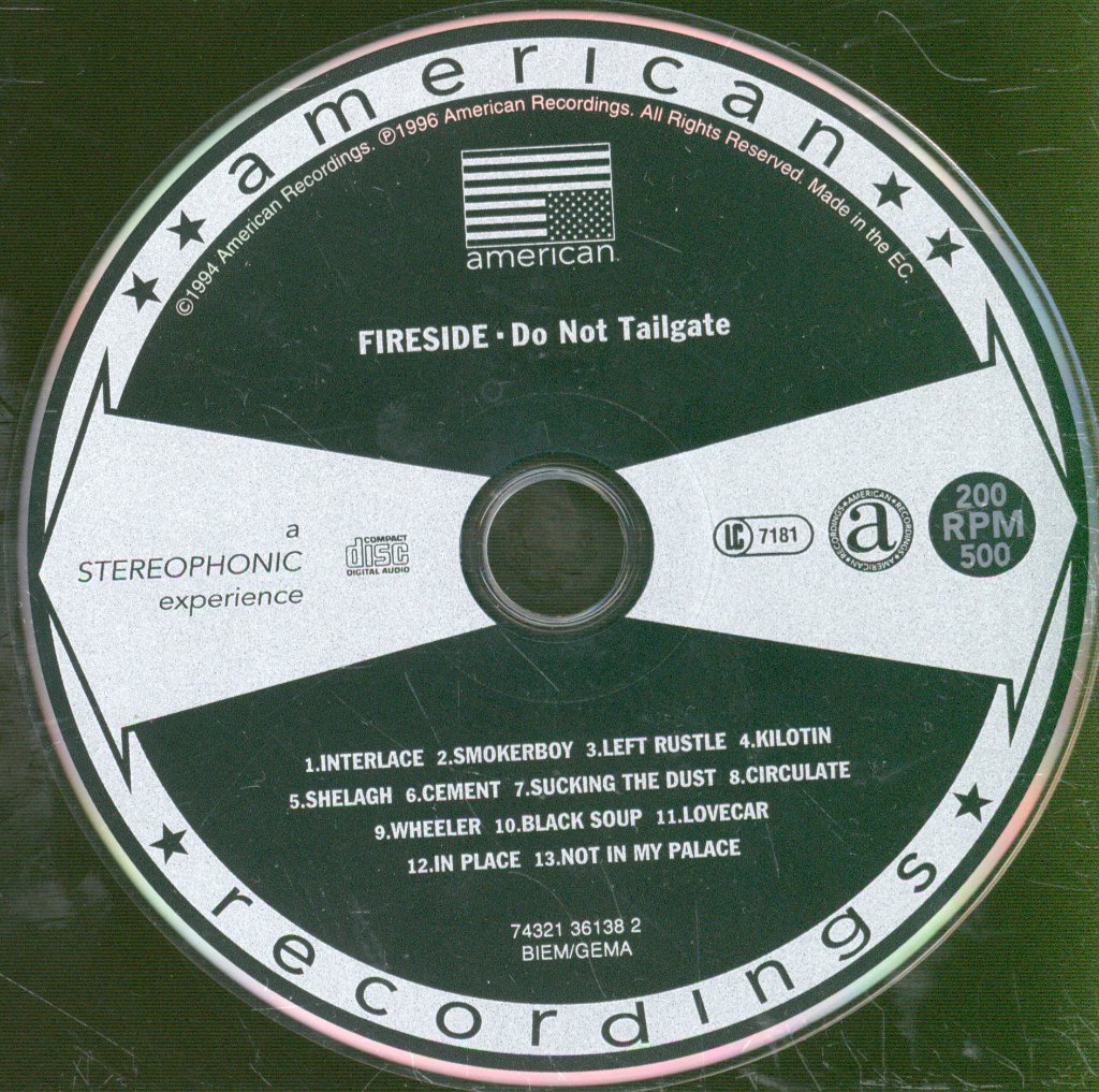 Fireside - Do Not Tailgate - Cd