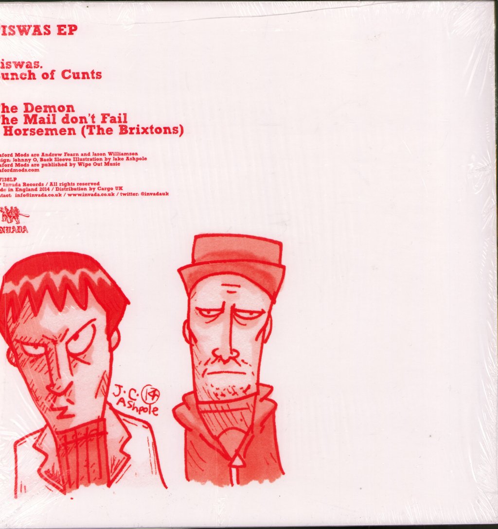 Sleaford Mods - Tiswas EP - 12 Inch