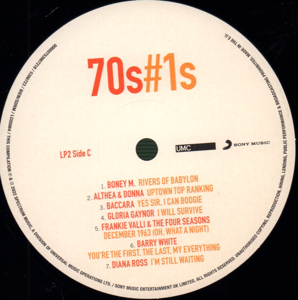 Various Artists - 70s #1s - Double Lp