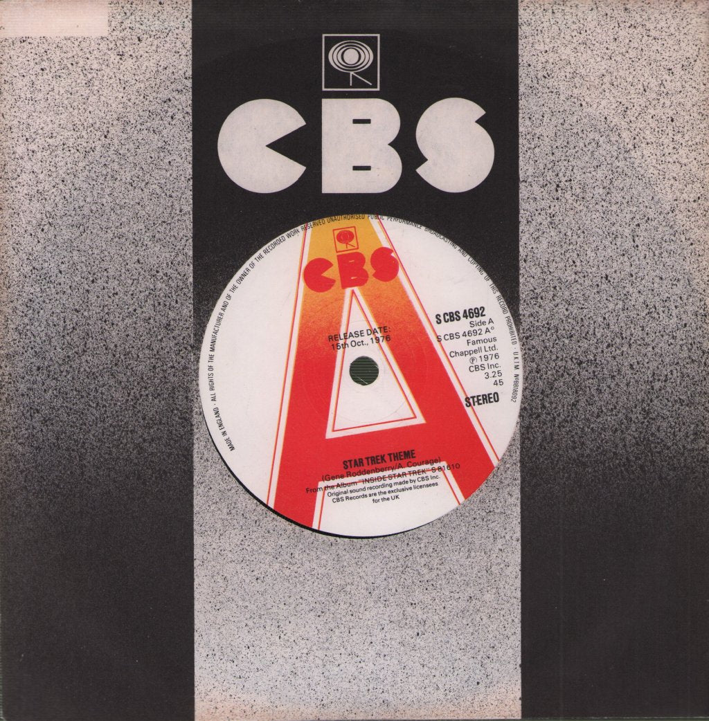 Gene Roddenberry - Star Trek Theme - 7 Inch