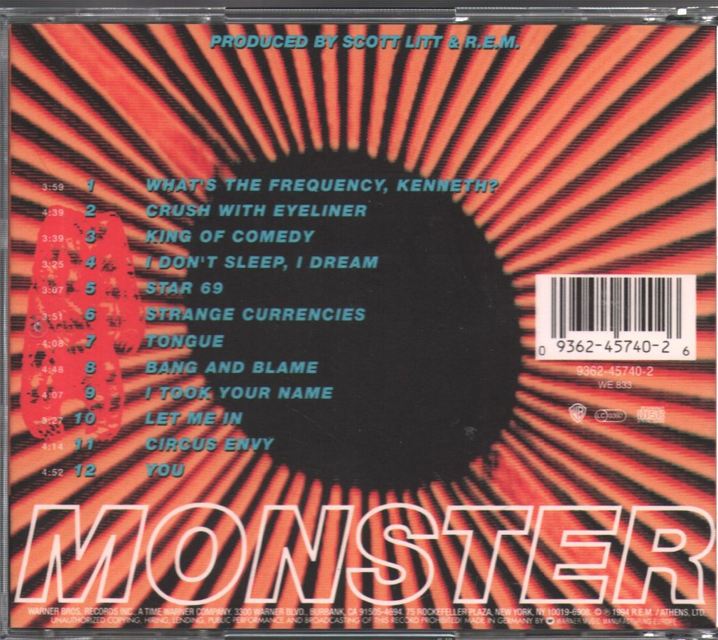 R.E.M. - Monster - Cd