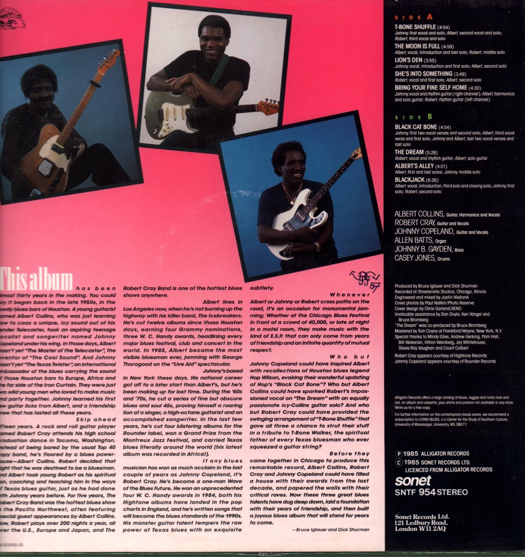 Albert Collins/Robert Cray/Johnny Copeland - Showdown - Lp