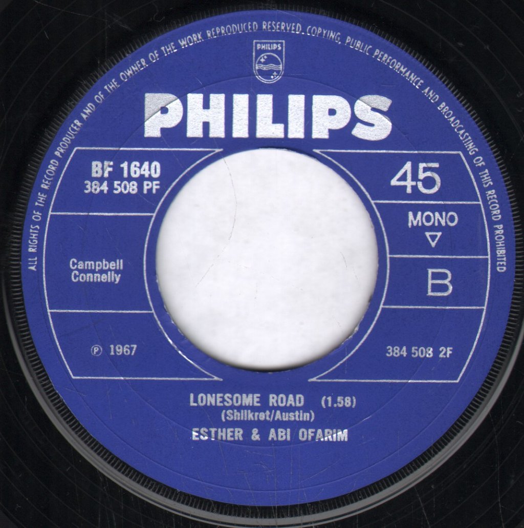 Esther And Abi Ofarim - Cinderella Rockefella - 7 Inch