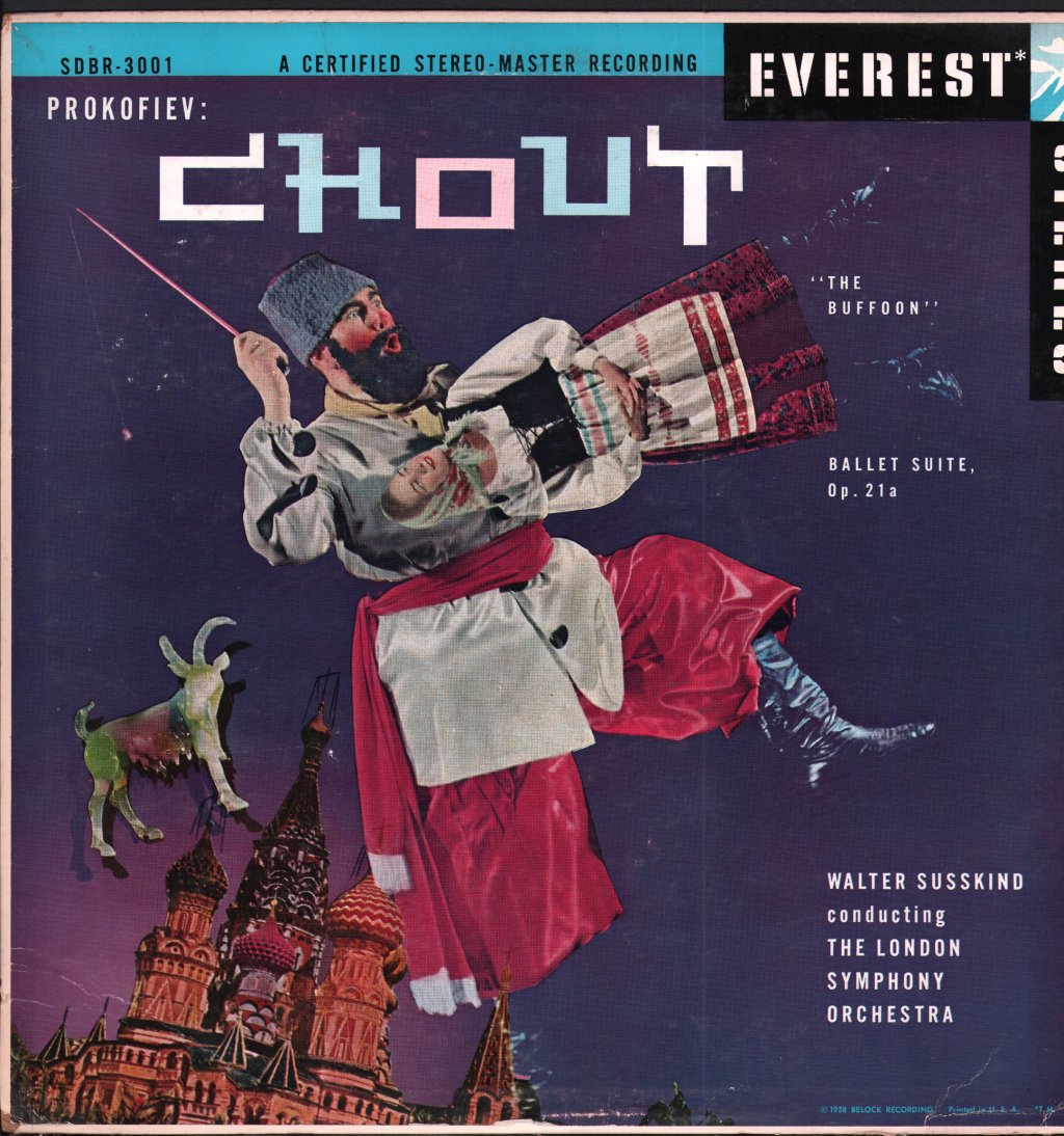 Walter Susskind / London Symphony Orchestra - Prokofiev - Chout "The Buffoon" Ballet Suite, Op. 21a - Lp