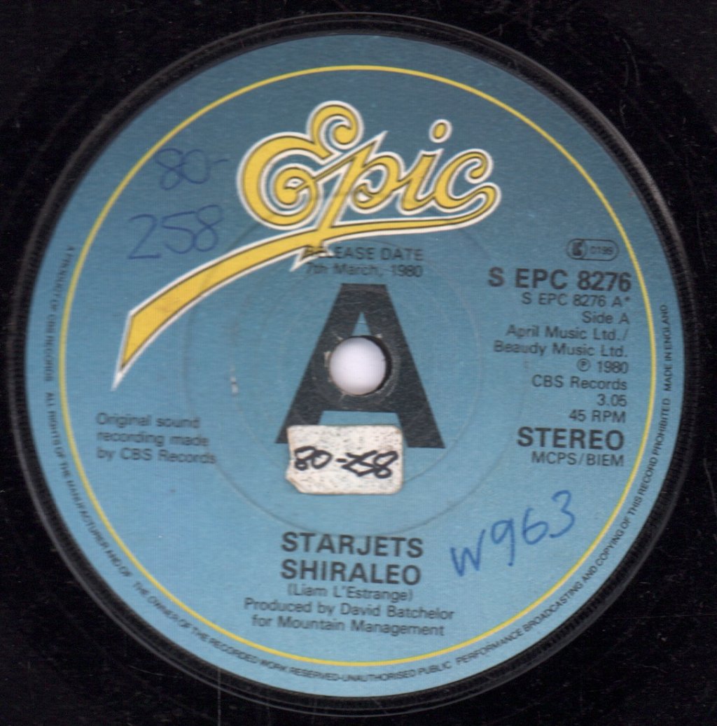 Starjets - Shiraleo - 7 Inch