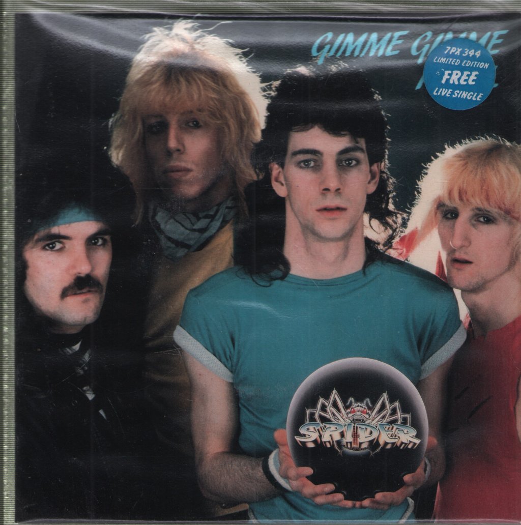 Spider (Rock/Nwobhm Group) - Gimme Gimme It All - Double 7 Inch