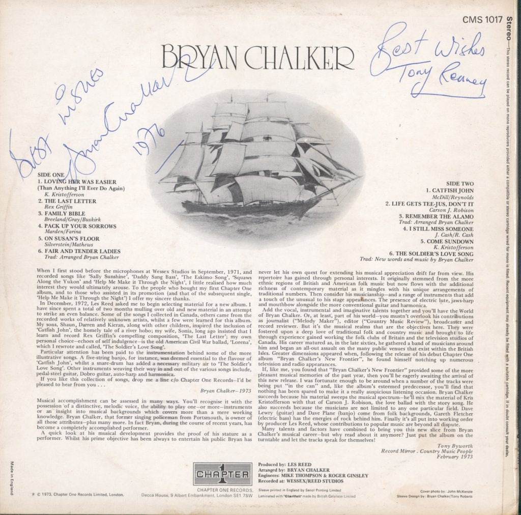 Bryan Chalker - Bryan Chalker - Lp