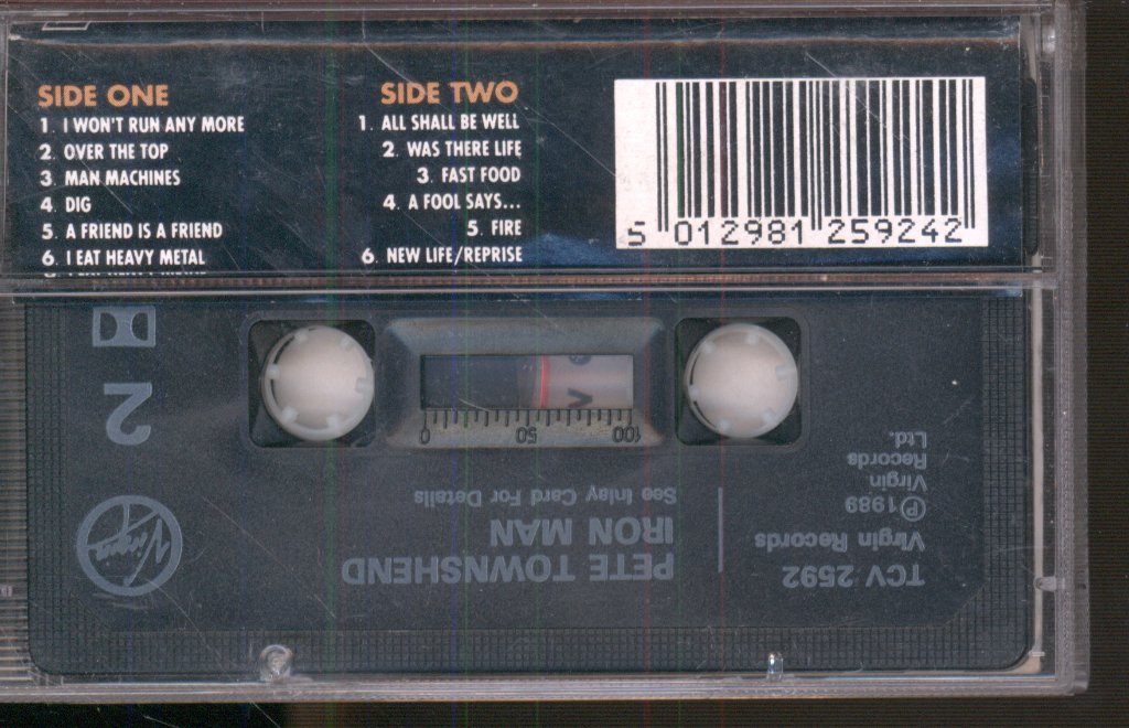 Pete Townshend - Iron Man (The Musical By Pete Townshend) - Cassette