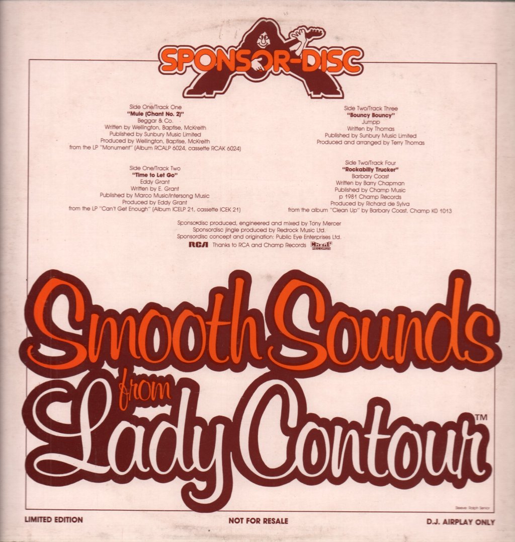 Various Artists - Smooth Sounds From Lady Contour - 12 Inch