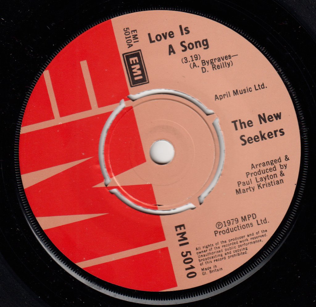 New Seekers - Love Is A Song - 7 Inch