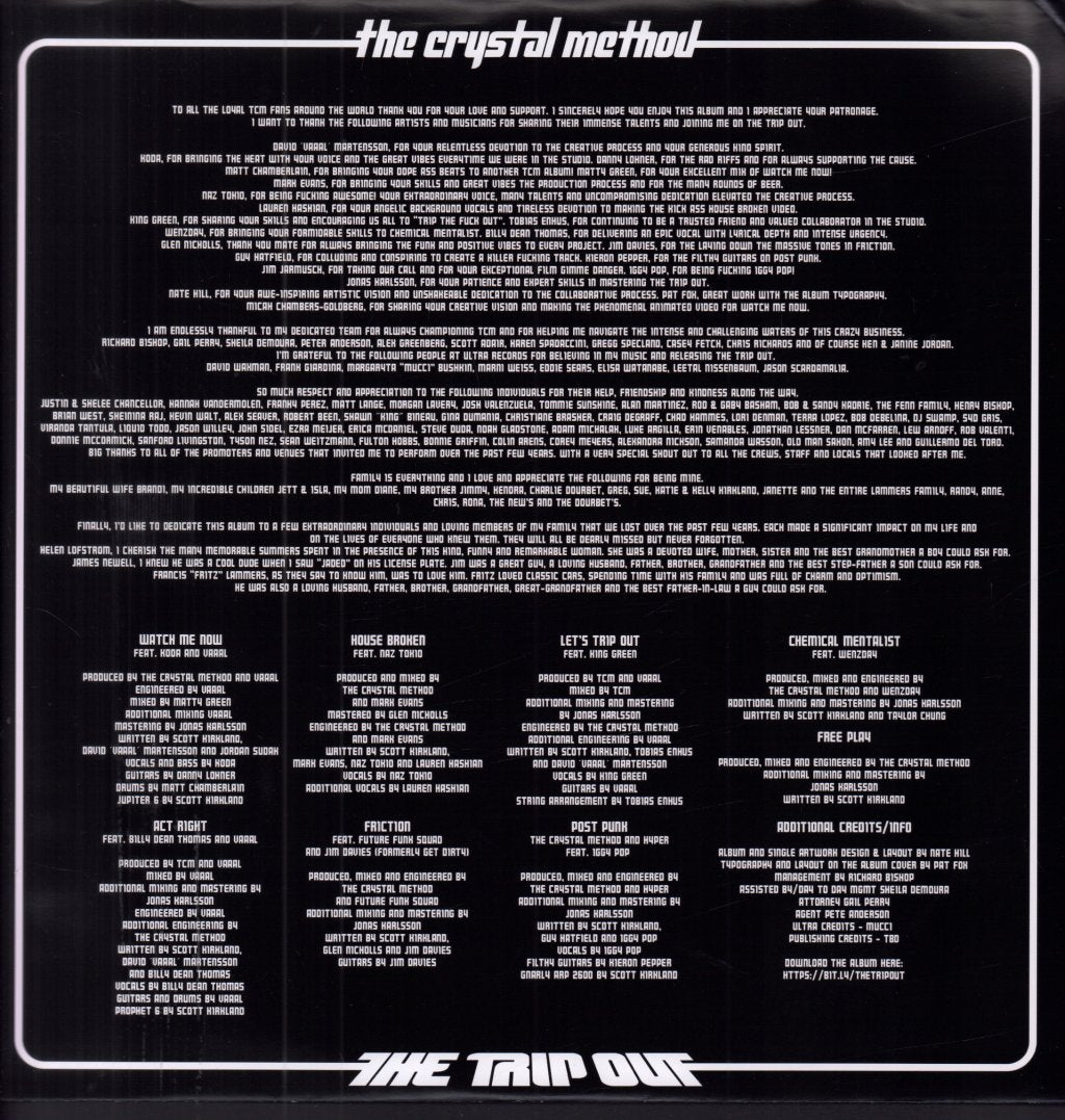 Crystal Method - Trip Out - Lp