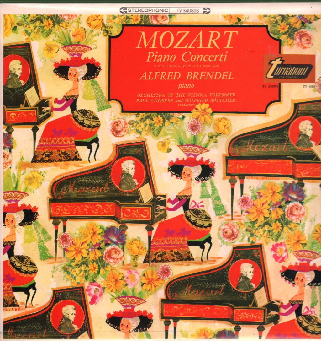 Alfred Brendel - Mozart Piano Concerti No.17 in G Major/No.19 in F Major - Lp