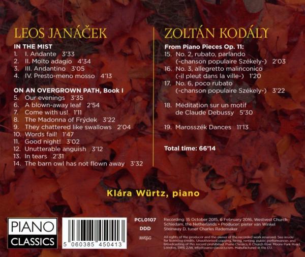 klara wurtz - Janacek Kodaly - Cd