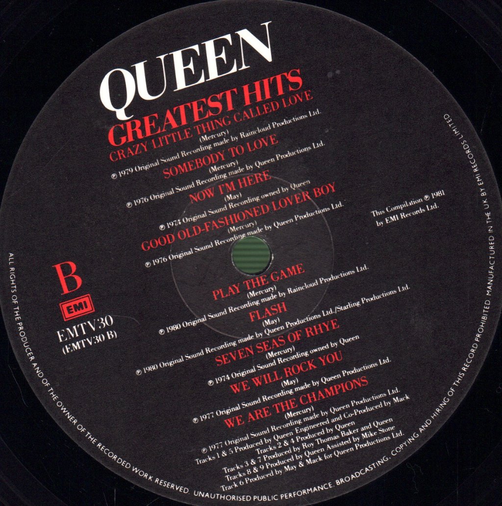 Queen - Greatest Hits - Lp