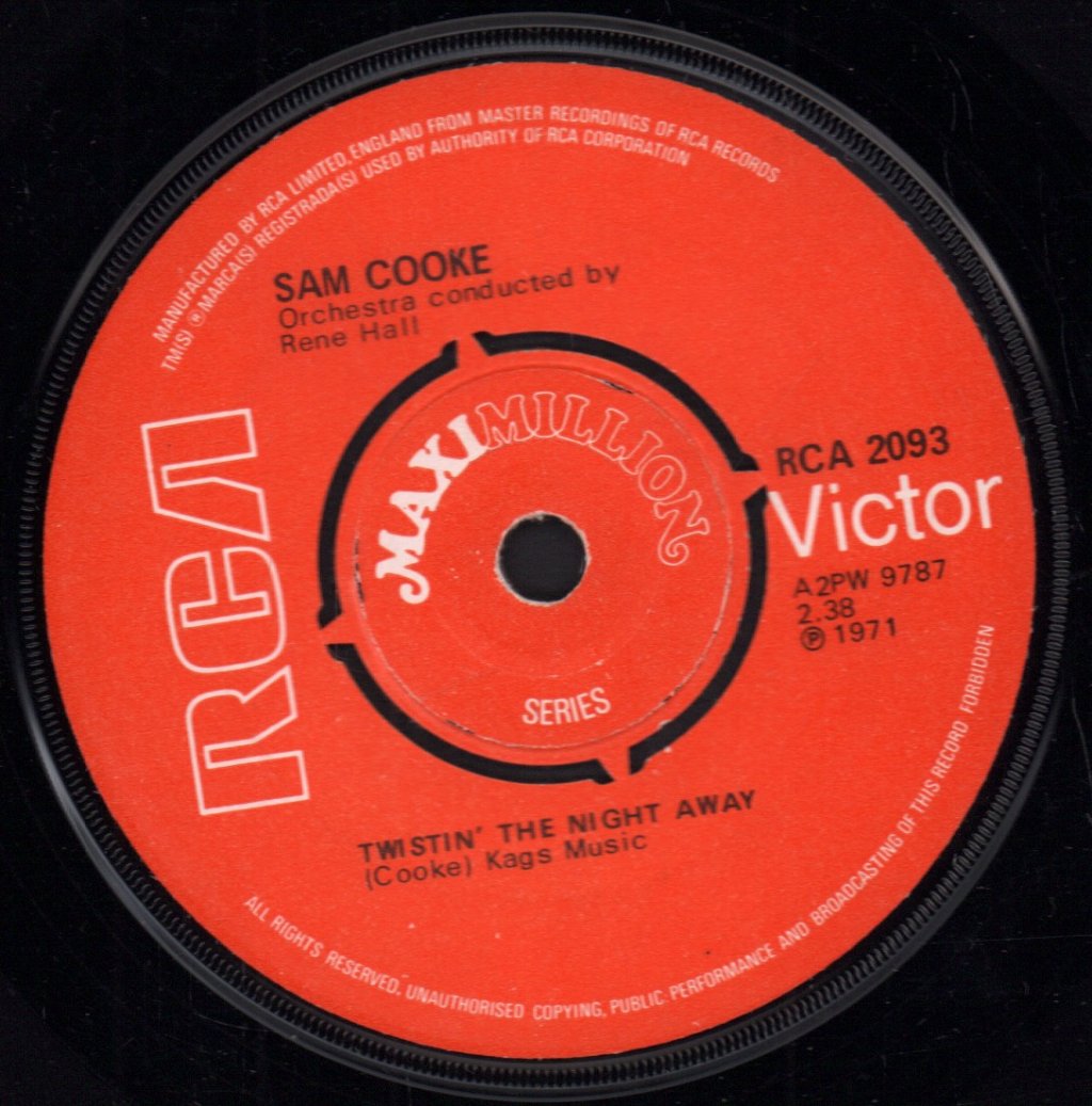 Sam Cooke - Twistin' The Night Away - 7 Inch