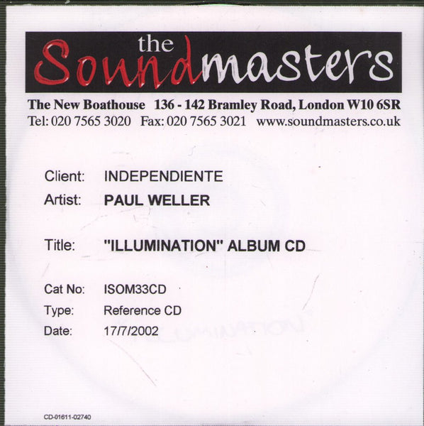 Paul Weller - Illumination - Cdr – Vinyl Tap
