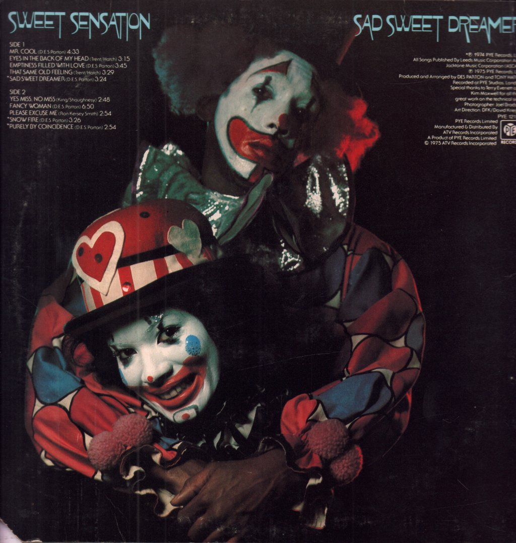 Sweet Sensation - Sad Sweet Dreamer - Lp
