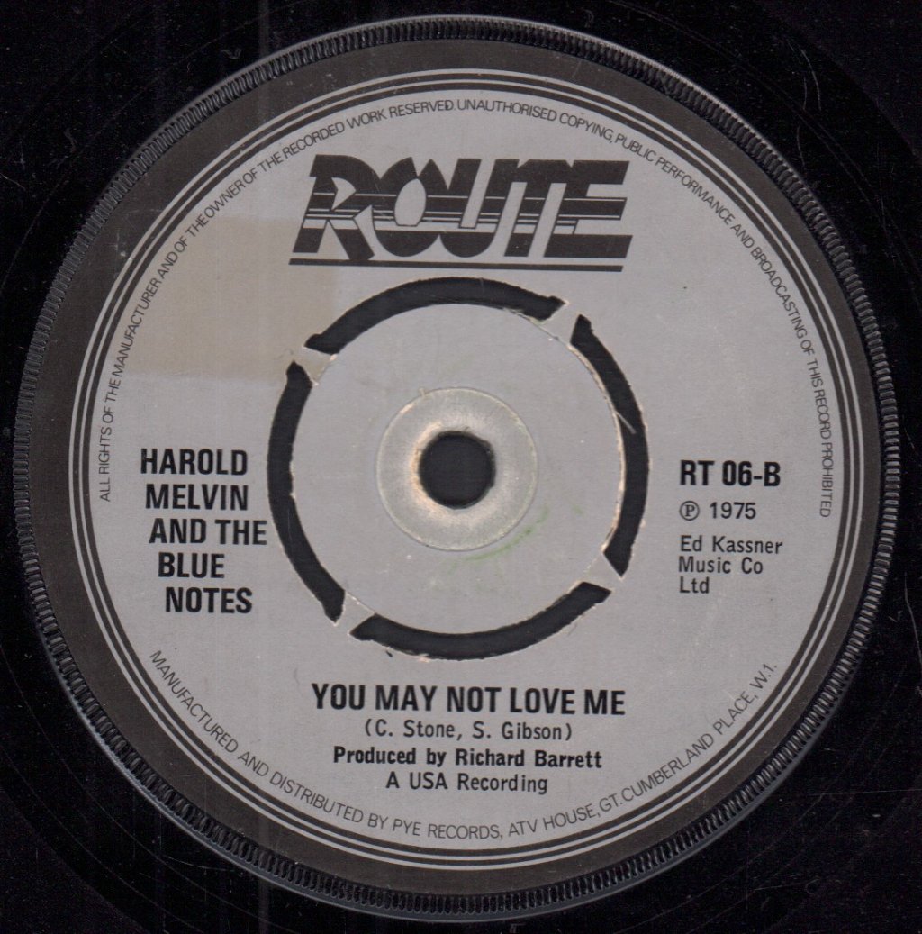 Harold Melvin And The Blue Notes - Get Out - 7 Inch