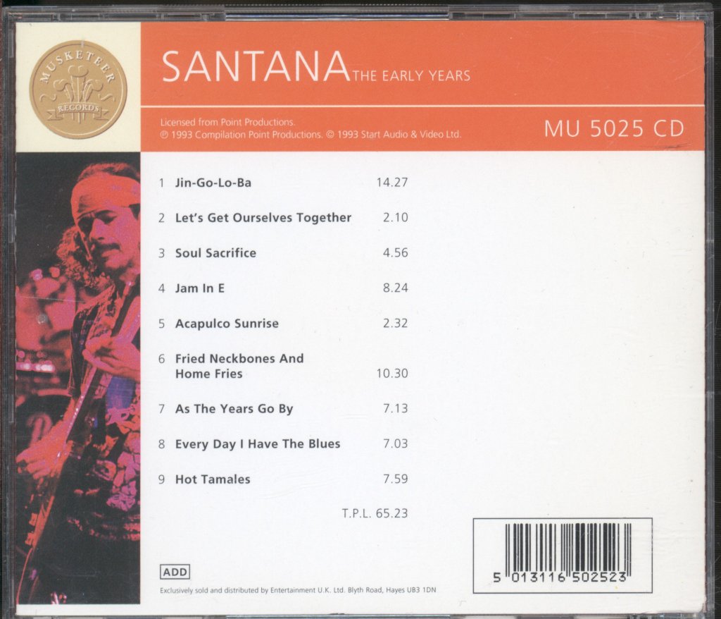Santana - Early Years - Cd