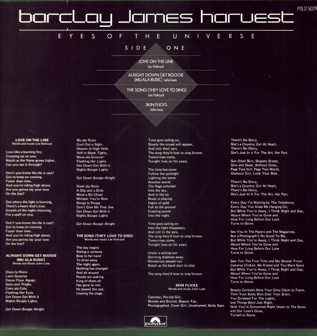 Barclay James Harvest - Eyes Of The Universe - Lp