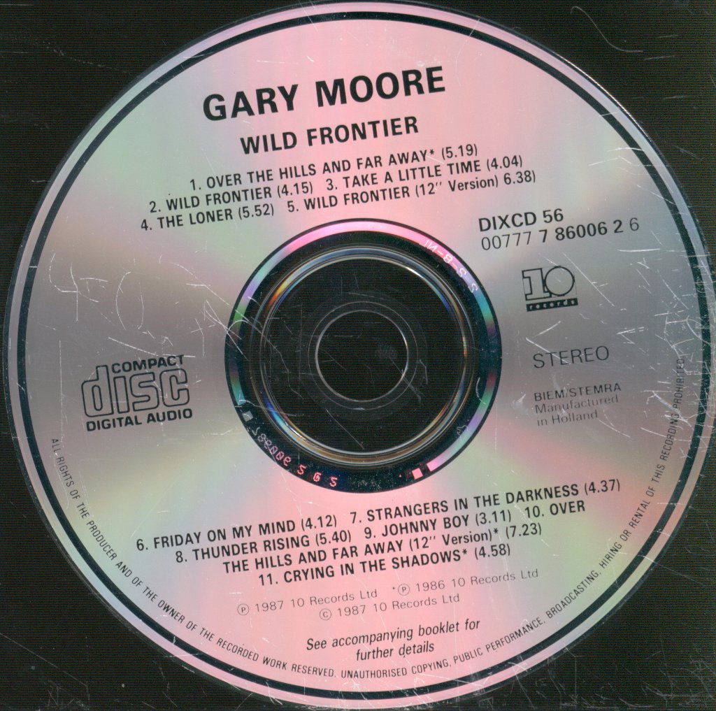 Gary Moore - Wild Frontier - Cd