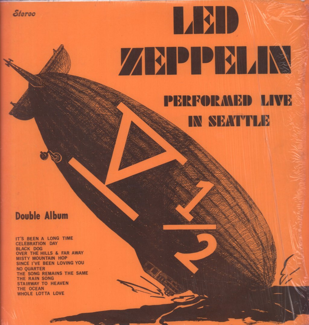Led Zeppelin - V 1/2 Performed Live In Seattle - Double Lp