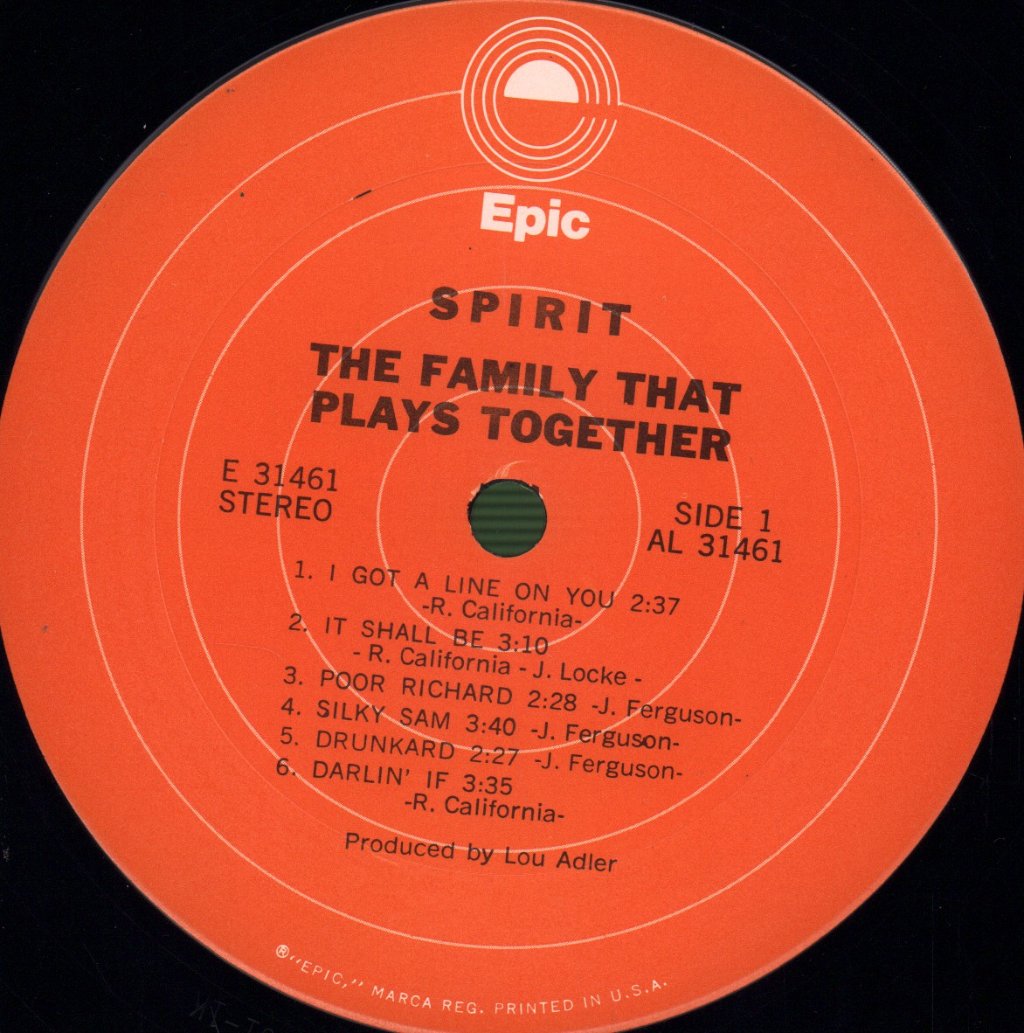 Spirit - Family That Plays Together - Lp