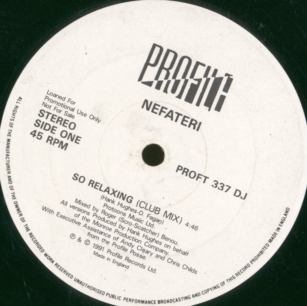 Nefateri - So Relaxing - 12 Inch