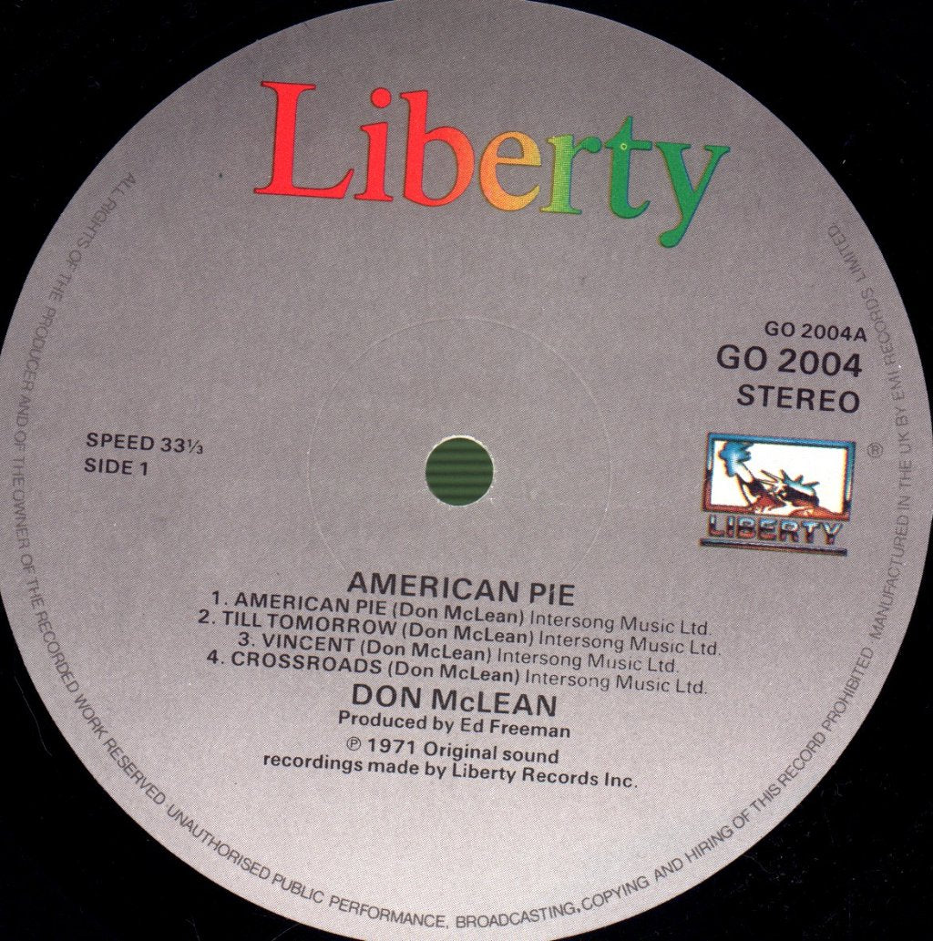 Don McLean - American Pie - Lp