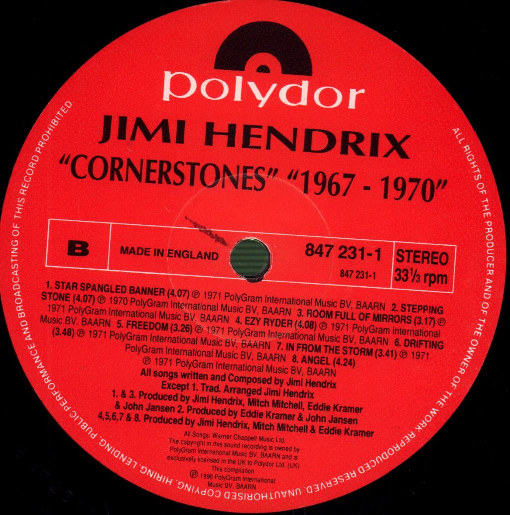 Jimi Hendrix - Cornerstones 1967 - 1970 - Lp